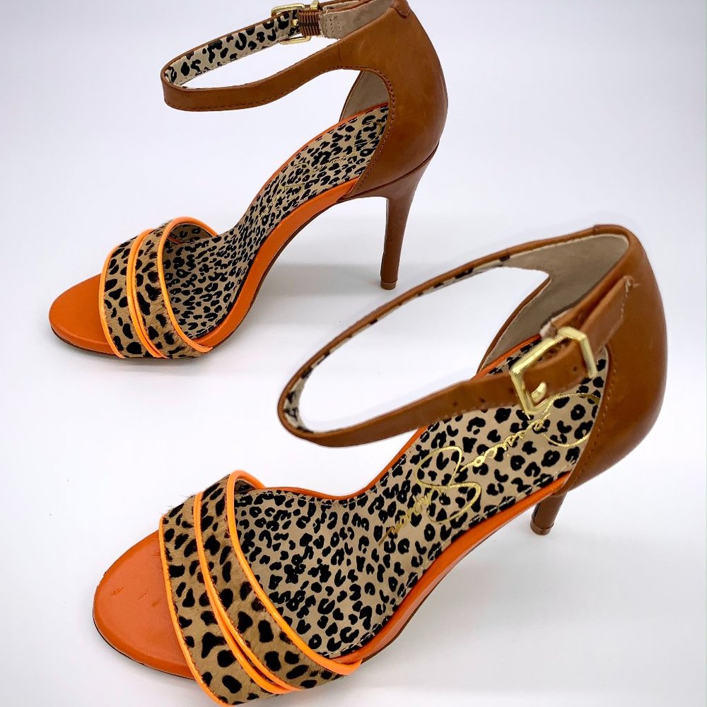 JESSICA SIMPSON Jessies Ankle Heeled Sandals Sz5.5